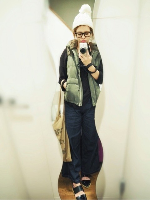 専用)ZARA ロングベスト カーキS S115884596 - ジャケット・アウター