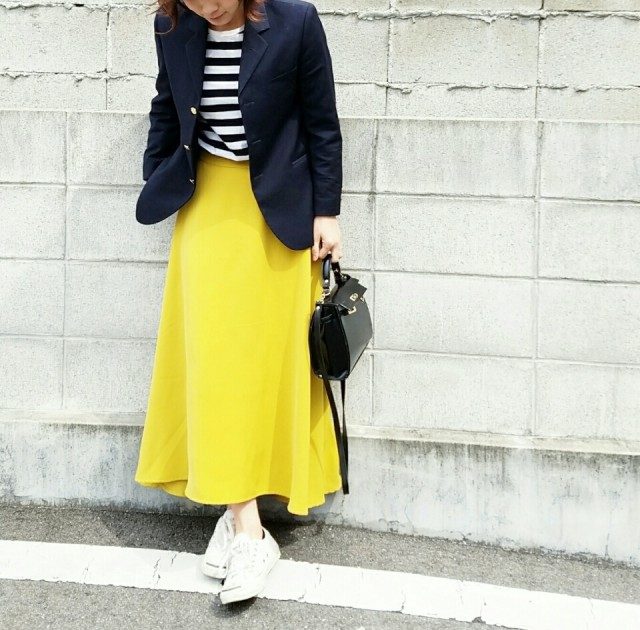 ヘヨン hyeon レモンイエロースカート