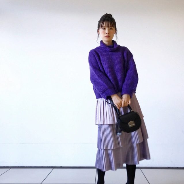 パープル 紫 のワントーンコーデ集 Cbk Magazine 公式