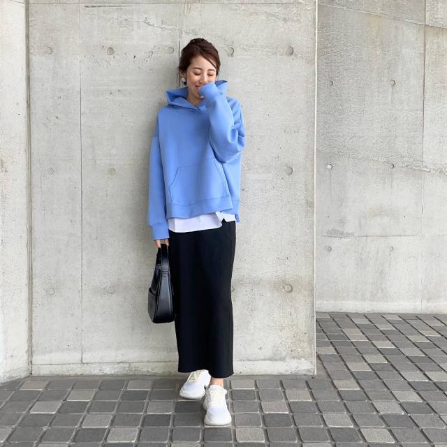 Tpon様C5389 スキッパースウェット×スカートコーデ GapJapan(GAP Japan Official Online Store | 公式GAP通販サイト