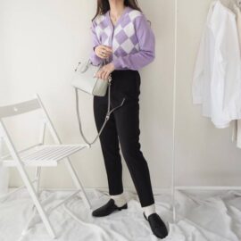 アーガイルとは｜画像でわかるファッション用語の意味 ／アーガイルとは？／アーガイルはどんなデザイン？／アーガイルの服（レディース）／アーガイルのトップス