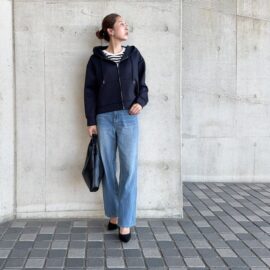 ボーイフレンドデニムとは｜画像でわかるファッション用語の意味 ／ボーイフレンドデニムとは？／ボーイフレンドデニムはどんなデザイン？／ボーイフレンドデニムの服（レディース）／ボーイフレンドデニムのパンツ