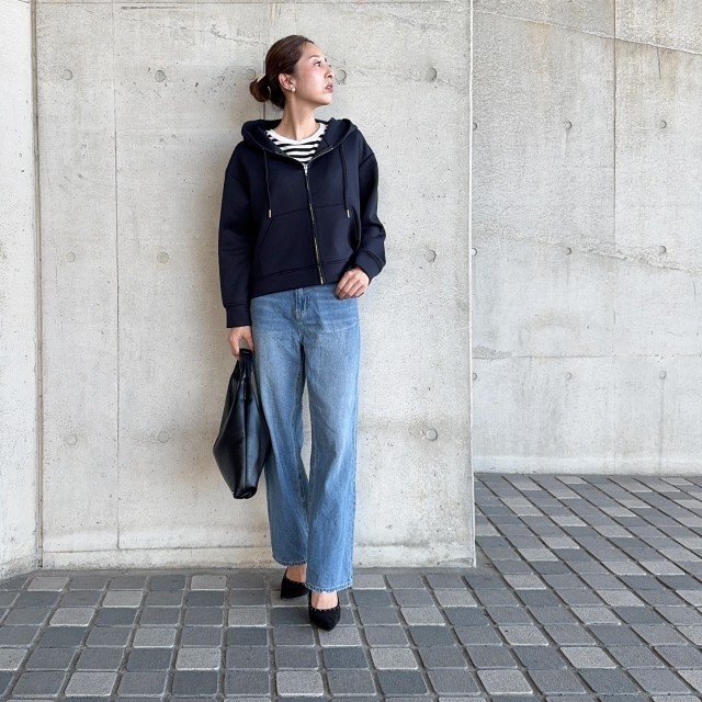 ボーイフレンドデニムとは|画像でわかるファッション用語の意味 /ボーイフレンドデニムとは?/ボーイフレンドデニムはどんなデザイン?/ボーイフレンドデニムの服(レディース)/ボーイフレンドデニムパンツ