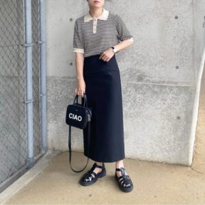 ペンシルスカートとは｜画像でわかるファッション用語の意味 ／ペンシルスカートとは？／ペンシルスカートはどんなデザイン？／ペンシルスカート