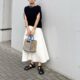 黒サマーニットのコーデ27選｜おしゃれな大人女性の画像まとめ
