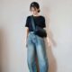 画像でわかる！ 黒Tシャツ×デニムパンツのコーデ27選｜おしゃれな組み合わせまとめ